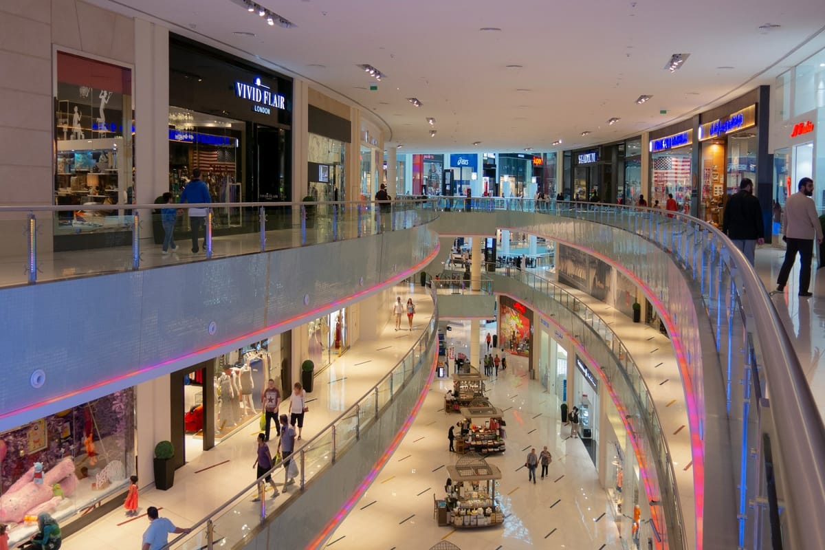 Where would I go on a shopping spree?
